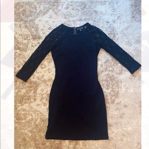 Black lace sleeve Express Dress!